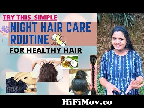 Night hair care routinetips for Hair GrowthLong hair, Thick hair &Healthy  Hair Naturally from kerala desi girl thik hair Watch Video 