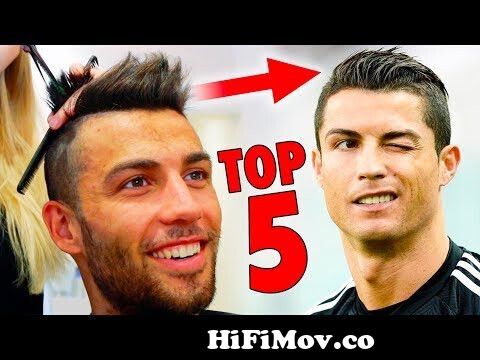 TOP 5 Cristiano Ronaldo Hairstyles - Best Football Players Haircuts from  cristiano ronaldo hear cut Watch Video 