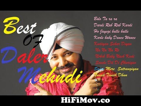 Daler Mehndi - Dardi Rab Rab Kardi Video - YouTube