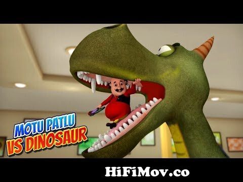 Motu Patlu in Hindi |मोटू पतलू| Hindi Cartoon | Motu Patlu Vs Dinosaur from cartoon  motu patlu all movie Watch Video 
