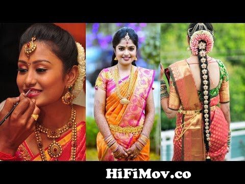 Traditional South Indian Bridal Makeup & Hairstyle | Step By Step Makeup  and Hairstyle Tutorial from indian mek up and hairstyle step 3gp video  download Watch Video 