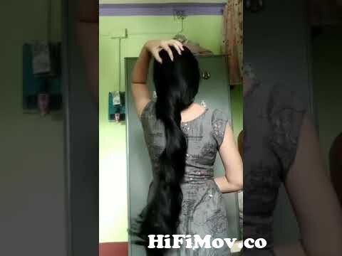 Top bundrop collectionknee length longhair play &flaunting huge bundrop  collection of the year from indian long hair bun Watch Video 