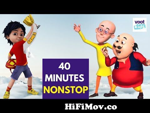 Motu Patlu + Shiva | 40 Minutes Non-Stop | Cartoon Videos For Kids | Voot