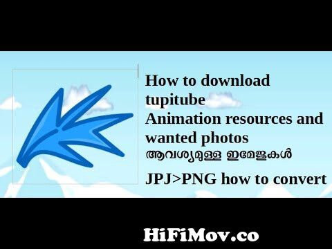 How to download png image for tupitube animation| How to convert jpj image  to png image from downloads animation imagea Watch Video 