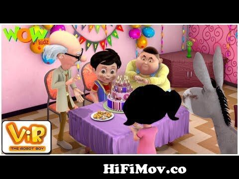 Vir The Robot Boy | Hindi Cartoon For Kids | Vir ka birthday | Animated  Series| Wow Kidz from www vir Watch Video 