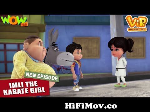 Vir The Robot Boy New Episodes | The Karate Kid | Hindi Cartoon Kahani |  Wow Kidz | #spot from birtheroboboy Watch Video 