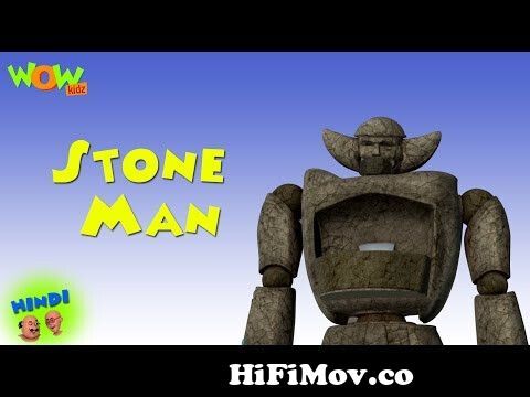 Motu Patlu Cartoons In Hindi | Animated cartoon | Stone man| Wow Kidz from  ank wala jin Watch Video 