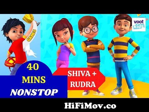 Shiva + Rudra | 40 Minutes Non-Stop | Cartoon Videos For Kids | Voot Kids  from রুদরা কাটুন Watch Video 