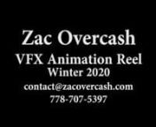 My VFX Animation Reel for Winter 2020 including work I did for Alice Through the Looking Glass, Spider-Man: Homecoming, Power Rangers, and Spider-Man: Far From Home.See a shot breakdown at: http://www.zacovercash.com/vfxshotbreakdown