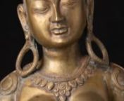 Material : bronzen47 cm highn44,3 cm wide and 37,3 cm deepnMiddle 20th centurynOriginating from NepalnNr: J-836nhttps://www.burmese-art.com/catalog/old-bronze-parvati-statue-from-nepal-j-836