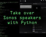 How to Hack a Sonos Wi-Fi Speaker with PythonnFull Tutorial: https://nulb.app/x4g19nSubscribe to Null Byte: https://vimeo.com/channels/nullbytenSubscribe to WonderHowTo: https://vimeo.com/wonderhowtonKody&#39;s Twitter: https://twitter.com/KodyKinziennCyber Weapons Lab, Episode 060nnIoT devices such as speakers are great products, but they&#39;re a point of vulnerability when incorrectly secured onto a network. Today, on this episode of Cyber Weapons Lab, we&#39;ll show you how to use Python to take contro