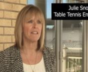 Julie Snowdon of Table Tennis England talking about a Women and Girls session she ran in the Milton Keynes Ping Pong Parlour