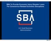 This information is accurate as of Spring 2020. For the most up to date information, please visit: https://www.sba.gov/funding-programs/loans/covid-19-relief-options/eidl/covid-19-eidl