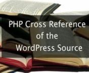 This is an explanation on how to use the PHP Cross Reference of PHPXref of WordPress that I&#39;ve put up on http://xref.yoast.com/nnPlease let me know any questions you still have after watching this video!