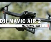 My first flight with the new DJI Mavic Air 2 . Went out in the backyard and let it fly. Important question: Is it any good? YES - definitely. And can it keep up with the DJI Mavic 2 Pro? NO - definitely not. There is still a real and visible quality difference when you compare the footage. nnBut it&#39;s not bad. It&#39;s easy to fly, a bit more laggy compared to the Mavic 2 Pro, a bit slower. But definitely fast enough. Connection quality from remote to drone is basically the same like it&#39;s bigger brot