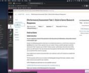 Hi everyone,nnThis is a video that takes you through how to submit an Assessment Task in the Collarts Canvas, found in the