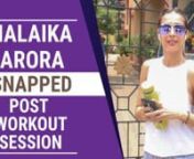 Sisters Malaika and Amrita were spotted in the city post their workout session. Malaika, as we all know, is a fitness freak. Amrita is also a fitness enthusiast. She keeps sharing her workout videos with BFF Kareena Kapoor Khan on social media. Check out Malaika and Amrita&#39;s latest video right here.