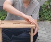 Learn how to build one of our latest stools, by students Luo Jiayi, Li Junke andnXie Changjin, from Guangdong University of Technology, in China.nSit Myself was designed inspired by Sit Yourself, from spanish student Carlota Gil. We intended to improve its structure and function.nYou can check our product and download this video also in:nhttps://www.downloadopendesign.com/product/bc1c4c5f506a1.html