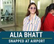 Alia Bhatt was spotted at the airport after she attended the MAMI 2019 Film Festival. She was seen wearing a gorgeous multicolored co-ordinated set. Alia stepped out of her car and posed for the paparazzi before walking inside. On the work front, Alia was last seen in Kalank starring Varun Dhawan, Sanjay Dutt, Madhuri Dixit, Sanjay Dutt, Sonakshi Sinha, and Aditya Roy Kapur. Currently, she is shooting for Sadak 2 directed by Mahesh Bhatt and will soon start shooting for Karan Johar&#39;s Takht.