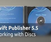 This tutorial explains how to design labels for CD, DVD and Blu-ray discs in Swift Publisher.nnOur starting point is the Template Gallery. You can choose a pre-designed template or a blank one to start from scratch. Apart from the disc label, templates normally contain case covers, inserts, spines and other elements of a disc, so called