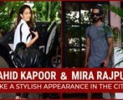 Shahid Kapoor and Mira Rajput were spotted outside their gym recently. The Kabir Singh actor looked dapper donning a grey t-shirt with grey track pants and white sports shoes while Mira Rajput wore a black sports bra and black tights along with a white jacket. As Mira sat in the car as she smiled for the paparazzi. Shahid will next be seen in the remake of Telugu film Jersey.