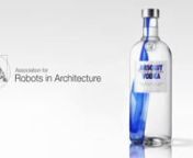 In fall 2013, Robots in Architecture teamed up with Absolut Vodka (Pernod Ricard Austria) to create a unique robot installation for their new