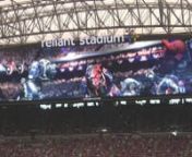 Given the once-in-a-lifetime opportunity to create the Houston Texans’ pre-game opening video for the debut of the world’s largest in-stadium HD video boards installed this summer at Reliant Stadium, integrated production company The Famous Group delivered a bone-crunching 3D animated battle of NFL robots designed to fire up fans.nnInspired by films such as “Transformers” and “Pacific Rim”, The Famous Group (www.thefamousgroup.com) developed and directed a thrilling 60-second film de