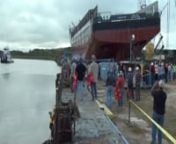 LEEVAC Shipyards Jennings, LLC launched the M/V Torrens Tide on Thursday, October 17th.nnThough the launch may have only lasted 9 seconds, the ship’s namesake, Mary Torrens, said she would have driven twice as far to witness her “vessel” taking the plunge.