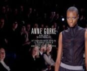 ANNE GORKE AW 13 14 'NIGHTINGALES' RUNWAY SHOW & CLOSE-UP VIEW from anne lohmann
