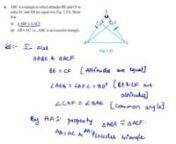 NCERT Class 9th Maths Chapter 7 Triangles Exercise 7.2 Question 4