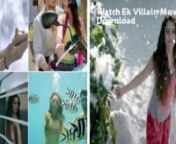 Watch Ek Villain to see the new Jodi of Sharadha Kapoor And Siddharth Malhotra romancing. The dark shades shown of Siddharth is getting amazing remarks and this time Riteish as a psycho villain would definitely going to make the film worth watching.nnhttp://ekvillainmovie.com