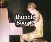 Bumble Boogie over 50 years ago!I recently found a 13 second 1964 movie clip (with no sound of course) of my sister Paula Butler Watkins playing Bumble Boogie at a high school program.She was 17 years old and a senior in high school at the time .... and I still have an audio recording that I made of her playing the same song a few months earlier in August 1963...... so I looped the video to play over and over and over.Unfortunately, when we made the original audio recording I was playing m