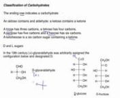 20.1 carbohydrates.classification.structure from carbohydrates structure