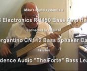 Mike plays along on his Sadowsky 5 string Bass to the 1984 hit recording by Sade of