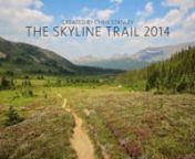 The Skyline Trail: a beautiful 44km hike that covers an elevation of 4526ft in Jasper National Park, Alberta, Canada. We hiked it in 3 days in July of 2014. Incredible hike. This is a fun little video I made showcasing the experience. nnShot on a Canon T3i with a kit lens and a Sigma 10-20mm, as well as a GoPro Hero 2. nI also used my glidecam 4000HD for the smooth flying type shots. nEdited in FCP7. nSong: Radical Something - PurennI would love to connect with you! Here&#39;s the social media fun:n