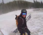 Decided to try Hidden Valley, for the first time this year, right after a solid winter storm. While the bottom was windy and with little snow, the top had enough + more. It was the best run this year.nnThe video was recorded using GoPro 3 Black Edition, and modified xshot ( I mounted Giottos Mini Ball Head on the xshot stick, as the original one, made out of plastic, never held up the position during bumps ). Post production in Adobe Premiere Pro CS6 ( the colors are not there yet as I am learni