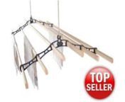 Want the Six Lath Supreme Colour-Chrome-Brass Ceiling Airer? Call 1300 798 779, or visit online at http://www.youtube.com/watch?v=FGF85SA41qInnDrying Your Clothes At Ceiling Height Works Beautifully!nnIf you have large drying needs and are looking for an eco friendly &amp; free way to dry your washing indoors, the 6 lath airer is the model you need.nnWhy this product is a top seller!nnDry your clothes for free in any weather!nBiggest model gives lots of drying spacenLift your washing up to the c