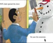 Wilf`s dad gets a big surprise.nnLesson taught by K.P. Palmer of MyEnglishCoach.TVnnEbook source:nnhttp://oxfordowl.co.uk/EBooks/The%20Snowman-ORT/index.html#nnMyenglishcoach.tv doesn not own this story and gives full credit and attribution to Oxford University Press.