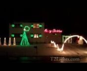 www.t2lights.comnnMy Christmas lights synchronized to Holly Jolly Christmas performed by Burl Ives.nnThe displayis located in Rochester, NY and has over 16,000 lights.nnVisit our website for more videos and information about the display.