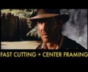 Full article: http://vashivisuals.com/raiders-of-the-lost-ark-cutting-in-camera-part-2/ nnSteven Spielberg uses 12 shots in 16 seconds to reveal the essence of Indiana Jones without using a word. Those 12 shots reveal his alertness, intelligence, agility, compassion, and fearlessness without uttering a syllable. That is Cinema. Each shot is a stand alone piece that can only work when edited in rapid succession. Alone they are static and simple...cut together (by Michael Kahn) they flow by seamle