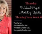 Vicki Adrian offers a daily dose of Inspiration &amp; Education for Remarkable Retailers and Savvy Entrepreneurs.In today&#39;s