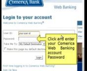 This video aims to help Comerica clients with their web banking experience.