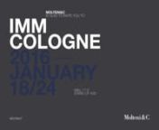 Molteni&amp;C will be taking part in “Imm Cologne”, Northern Europe’s leading interior design tradeshow, scheduled to take place from 18 to 24 January 2016. The showcase project, by Vincent Van Duysen, develops over a 300 sq m exhibition space. The stand, with its characteristic opening onto a big central patio, plays on the transparency of large windows, expressing the concept of in and out, or in other words Nature brought into domestic spaces and vice versa.nnImm Cologne -January 18-2