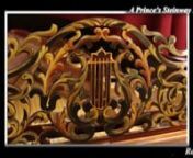 Phenomenal Hand Painted, Rosewood Art Case Steinway