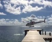 A brand new experience awaits at Tokoriki Island Resort with the overwater helipad &amp; jetty!