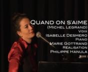 Isabelle Desmero Marie Gottrand Quand on s'aime from isabelle legrand
