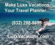 http://LuxxVacations.comn(832) 298-9898nnTravel is about so much more than going places &amp; our world contains so many experiences for us to enjoy. Travel is about adventure,meeting new people, understanding new cultures and forming new relationships. Getting there is just half the fun.nnWhat We Do...nnAt Luxx Vacations, we are a full service travel agency in Houston, TX. We offer Free travel planning services for tours, cruises &amp; all-inclusive destinations. nnIt really doesn&#39;t matter what
