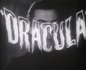 The concept for this short video is to show an understanding of the adaptations of Dracula throughout cinema. I begin with the 1931 movie