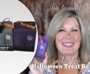 More info and free pdf: http://stampwithtami.com/blog/2016/09/spooky-fun-boxnOn today&#39;s video, I&#39;ll show you how to make these quick and easy Halloween Candy Treat Boxes. They feature new Stampin Up Holiday Catalog products: Halloween Scares &amp; Spooky Fun stamp sets, Mini Tassels, Halloween Night bakers twine and the new Halloween Scenes edgelits for the fence.nnPerfect for handing out Halloween treats, party favors, grandkids and school treats.nn——— S U P P L I E S ———nn• Hallo