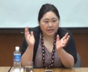 Yukie Yoshikawa addressed the daunting miscommunication between Washington, Tokyo, and Naha over the presence of U.S. military bases in Okinawa. Citing the lack of English language coverage of post-WWII Okinawa, she argued that few Okinawan voices have been heard outside of Okinawa, except for media-reported outrage over military-related crimes and accidents. Ms. Yoshikawa attempted to bring into focus a more nuanced and realistic view of the Okinawan’s love-hate sentiments toward the U.S. and